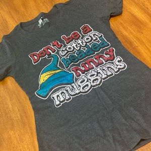 HG Apparel Dont Be a Cotton Headed Ninny Muggins Shirt S Womens Elf Xmas Tee NWT